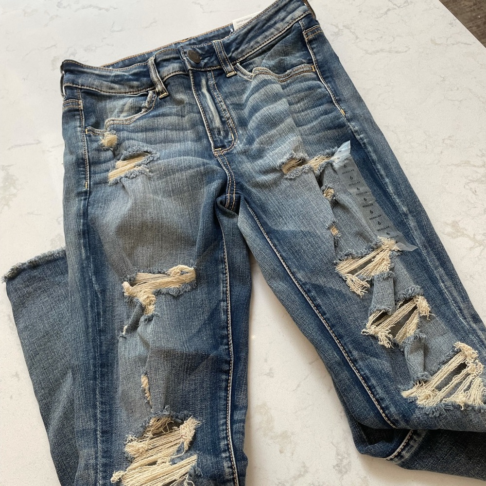 New American Eagle Hi-Rise Jeggings size 6